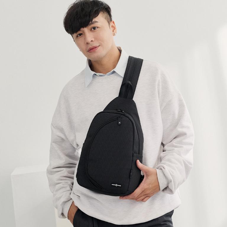 MANDE RHODE - 曼德羅德 - 格紋單肩後背兩用包 - A5897K