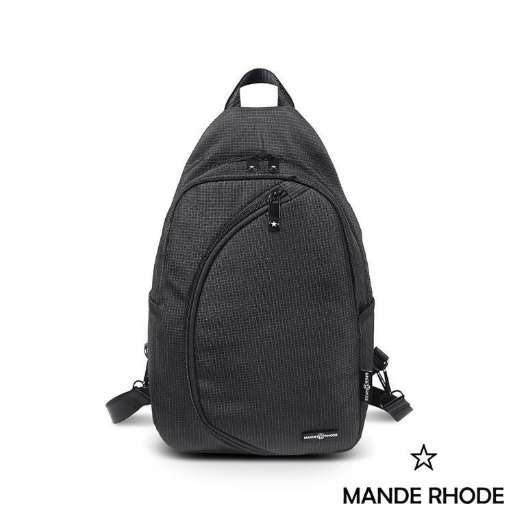 MANDE RHODE - 曼德羅德 - 格紋單肩後背兩用包 - A5897K