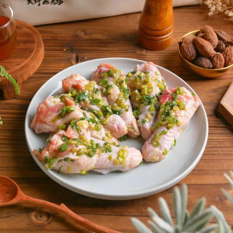 【大野山雞】《生醃肉品》名古屋蔥鹽翅小腿 | 420g