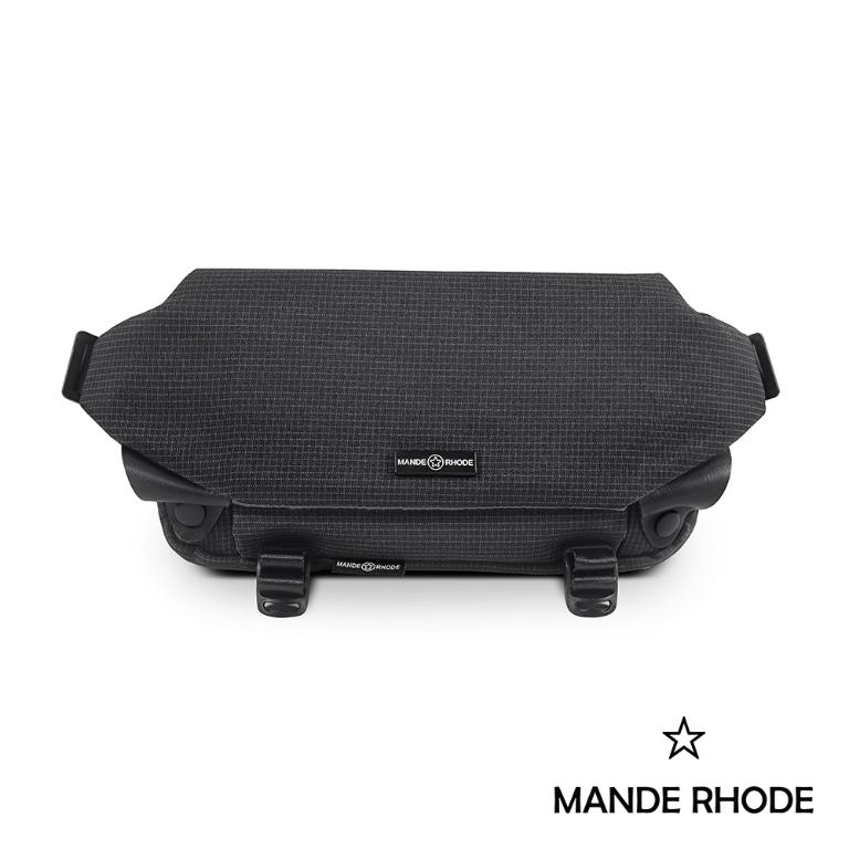 MANDE RHODE - 曼德羅德 - 格紋蓋釦造型斜背包 - A5899K