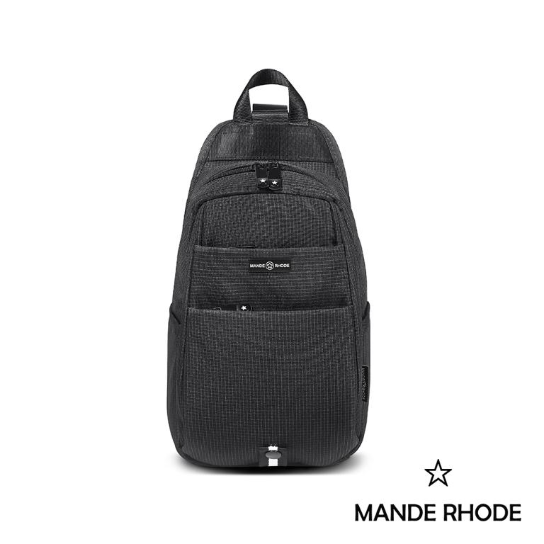 MANDE RHODE - 曼德羅德 - 格紋單肩胸背包 - A5896K