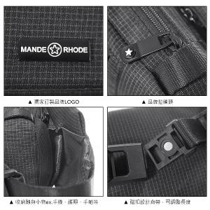 MANDE RHODE - 曼德羅德 - 格紋蓋釦造型斜背包 - A5899K
