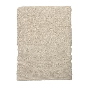 摩力諾有機棉超柔緞條方毛浴巾組-米色