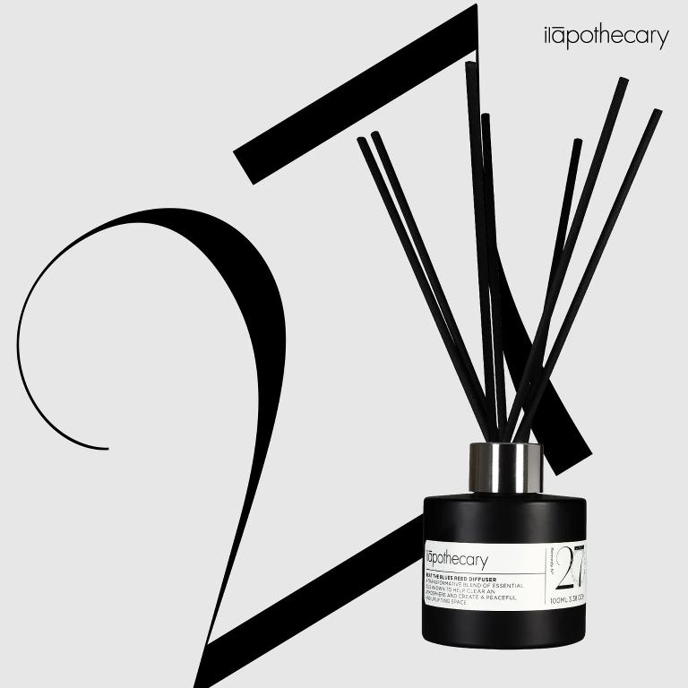 ilāpothecary英草社 No.27 藍鬱晚香精油室內擴香 100ml