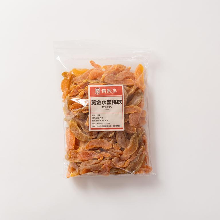 【黃長生】天然果乾 品質嚴選-黃金水蜜桃乾 300G*1包