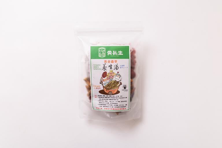 【黃長生】黃長生-養生藥膳 黃金蟲草養生湯底包（3-4人份）