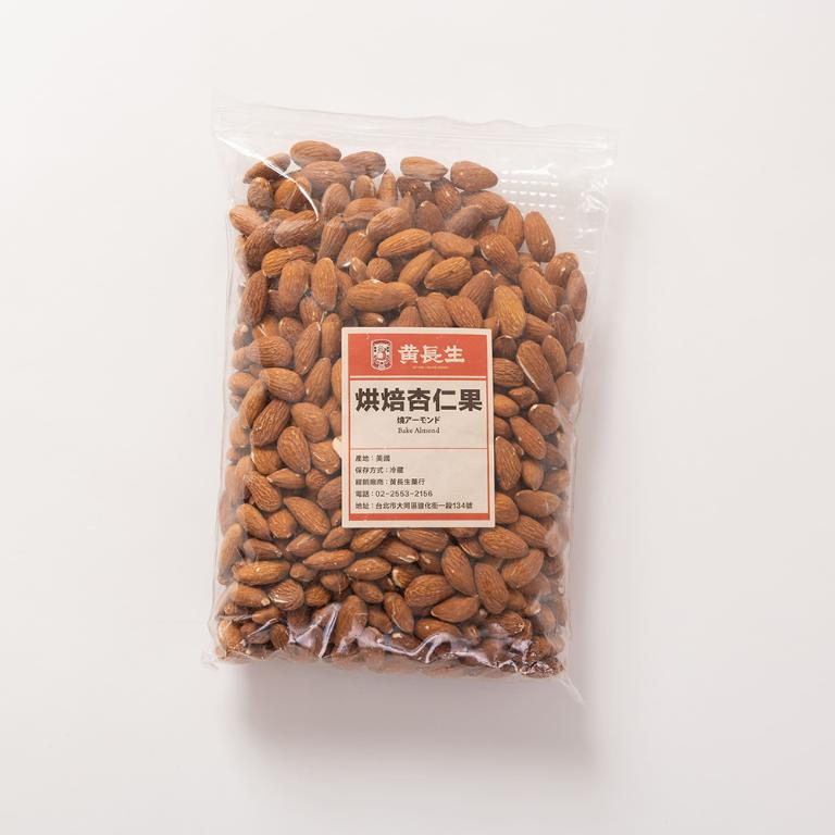 【黃長生】健康堅果-烘焙杏仁果 300G*1包