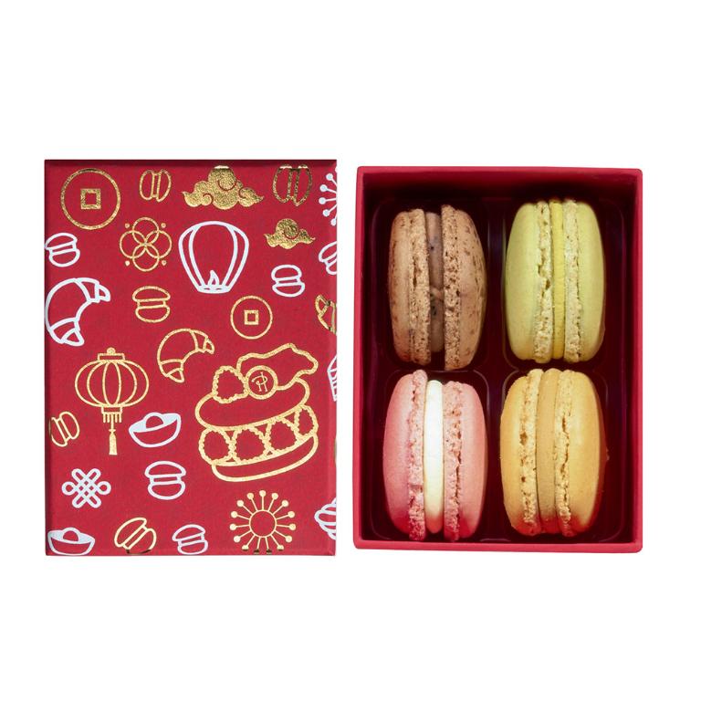 【限量預購】【Pierre Hermé】台灣限定4入馬卡龍禮盒(贈品牌提袋)