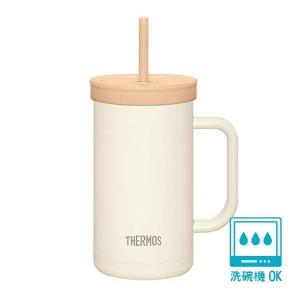 THERMOS真空吸管保溫杯_TKHA系列720ML(TKHA-720-CR)米色
