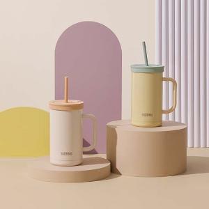 THERMOS真空吸管保溫杯_TKHA系列720ML(TKHA-720-CR)米色