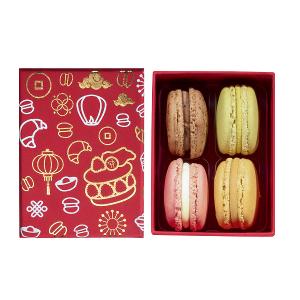 【限量預購】【Pierre Hermé】台灣限定4入馬卡龍禮盒(贈品牌提袋)