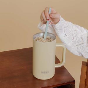 THERMOS真空吸管保溫杯_TKHA系列720ML(TKHA-720-Y)黃色