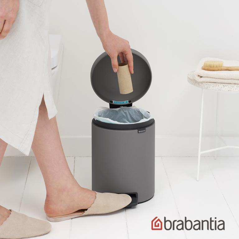 Brabantia NEWICON環保垃圾桶 礫石灰-5L