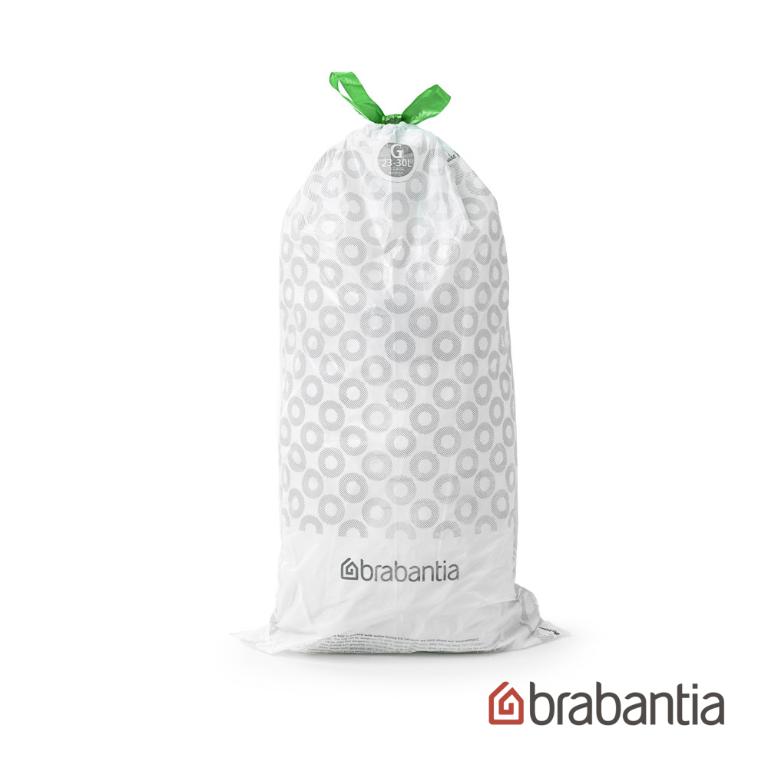 Brabantia NEWICON環保垃圾桶專用G型垃圾袋30L-3包組