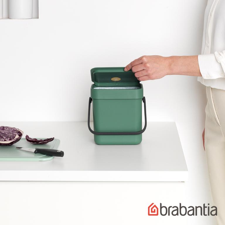 Brabantia 置物籃3L-冷杉綠