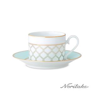 Noritake 永恆宮殿 咖啡單客杯(薄荷綠)(原廠精裝禮盒)
