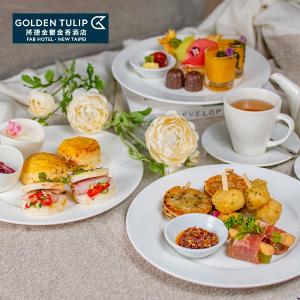 【新北】淡水將捷金鬱金香酒店滬尾之星平日雙人下午茶（2張組）