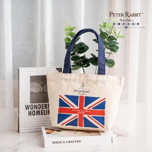 PETER RABBIT 比得兔國國旗帆布購物袋 + 零錢包組合