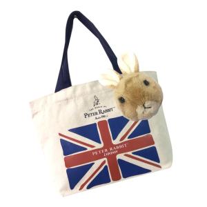PETER RABBIT 比得兔國國旗帆布購物袋 + 零錢包組合