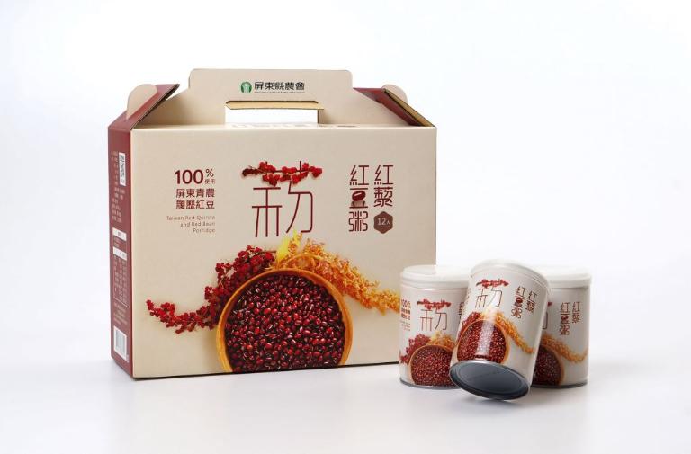 【屏東縣農會】紅藜紅豆粥(12入禮盒裝)