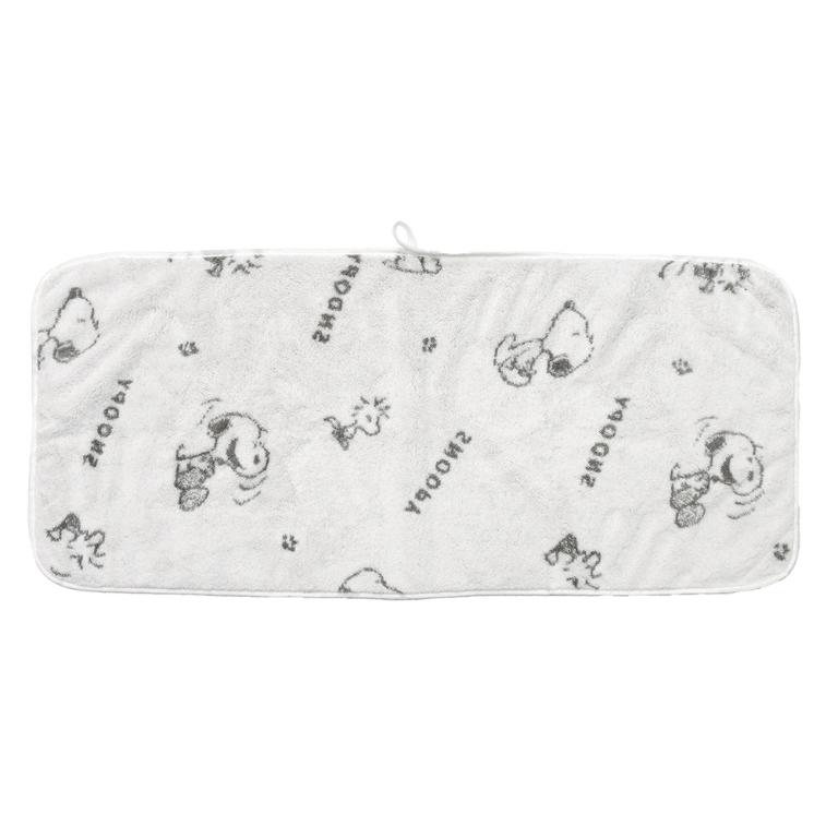 SNOOPY史努比 瞬間吸水緹花舒柔毛巾-史努比