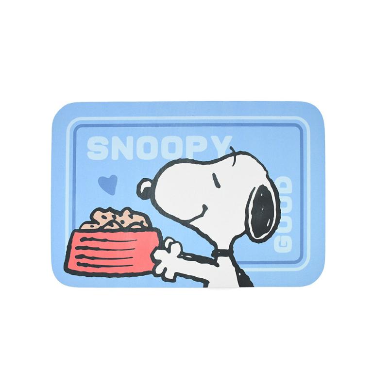 SNOOPY史努比 超吸水薄型止滑墊-開飯囉