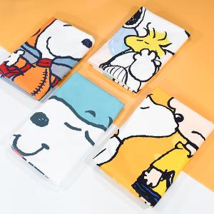 SNOOPY史努比 超細纖維印花大浴巾-開飯囉