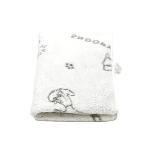 SNOOPY史努比 瞬間吸水緹花舒柔毛巾-史努比