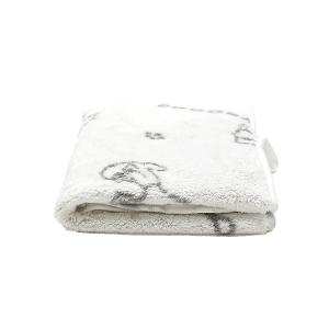 SNOOPY史努比 瞬間吸水緹花舒柔毛巾-史努比