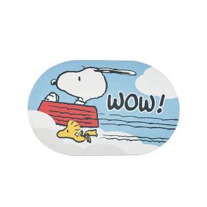 SNOOPY史努比 超吸水造型圓弧形止滑墊-起飛