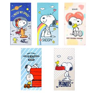 SNOOPY史努比 超細纖維印花大浴巾-開飯囉