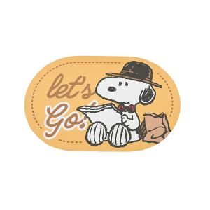 SNOOPY史努比 超吸水造型圓弧形止滑墊-出發
