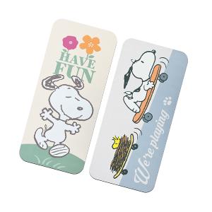 SNOOPY史努比 超吸水加長型止滑地墊-玩滑板