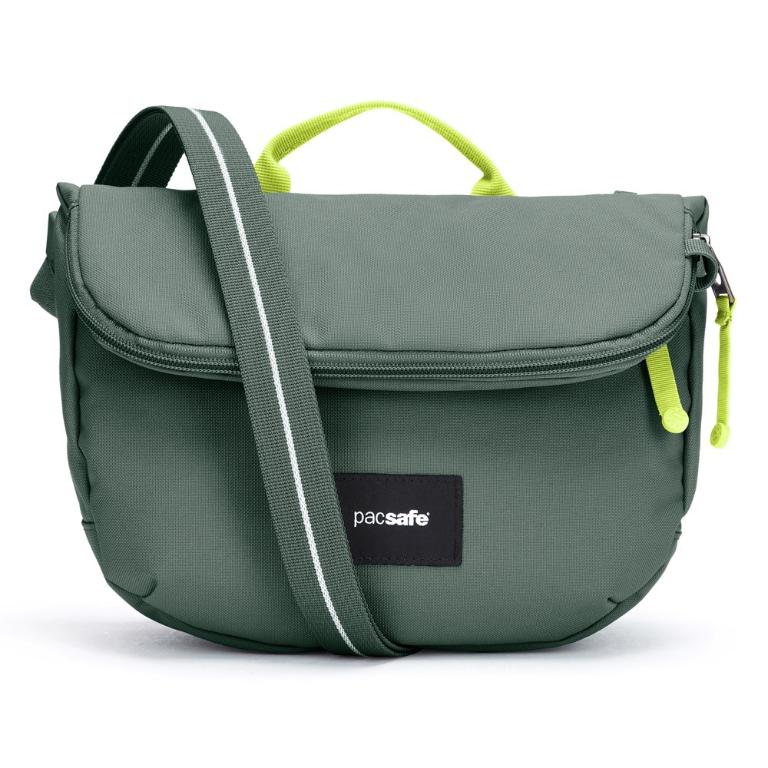 Pacsafe Go 隨行防盜可擴充斜背包 4.5L-杉綠色