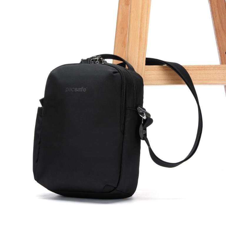 Pacsafe® V 防盜旅行斜背包 7L-黑色