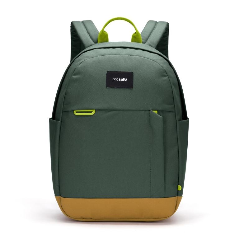 Pacsafe Go 隨行防盜後背包 15L-杉綠色