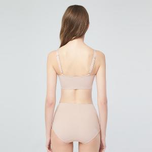 【思薇爾】舒漾Bra系列L-3XL涼感消臭蕾絲高腰三角女內褲(幽靜膚)