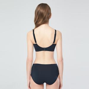 【思薇爾】舒漾Bra系列M-XXL涼感消臭蕾絲中腰三角女內褲(科技藍)