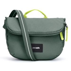 Pacsafe Go 隨行防盜可擴充斜背包 4.5L-杉綠色