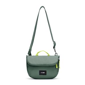 Pacsafe Go 隨行防盜可擴充斜背包 4.5L-杉綠色