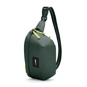 Pacsafe Go 隨行防盜斜背胸包 2.5L-杉綠色
