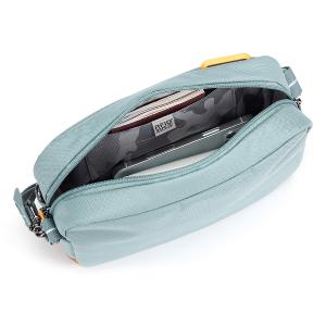 Pacsafe Go 隨行防盜斜背方包 2.5L-杉綠色