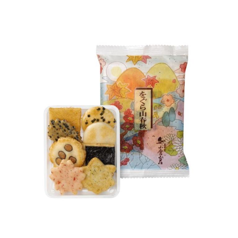 【限量預購】小倉山莊 山春秋仙貝中鐵盒 16袋入