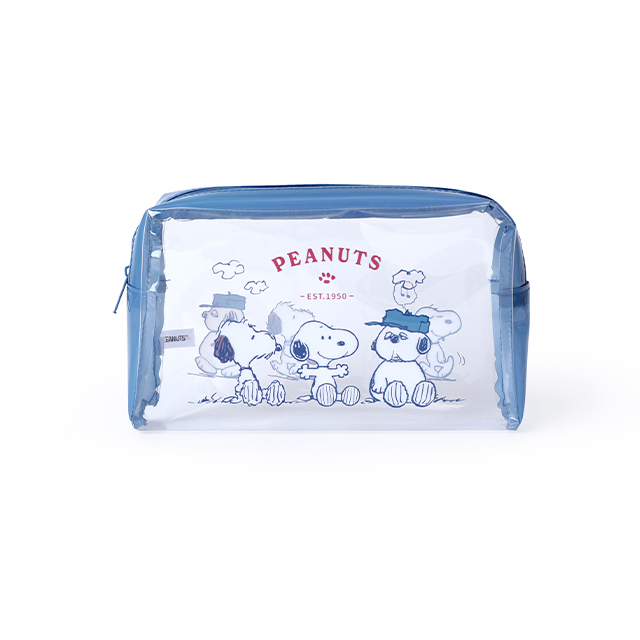 Peanuts史努比TPU透明收納包 中長型手足