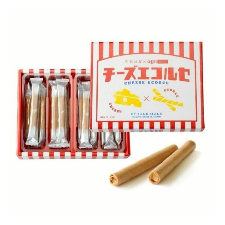 本高砂屋xQBB 起司風味捲心酥 16支入