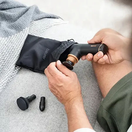 beurer 德國博依 迷你掌上型放鬆筋膜槍 MG 79《大地棕限定版》