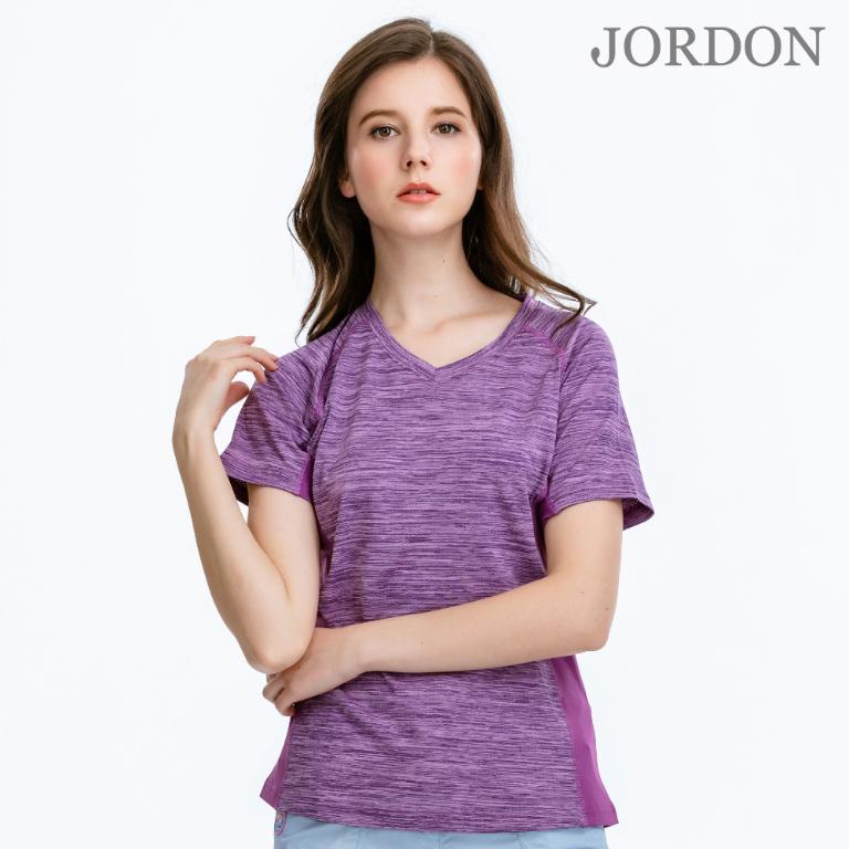 JORDON 涼感親膚快乾透氣 女短袖T恤