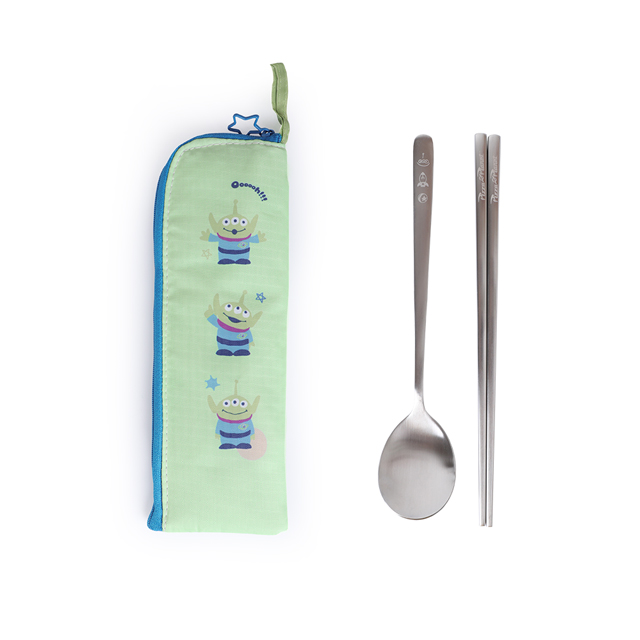 迪士尼不鏽鋼隨行餐具組