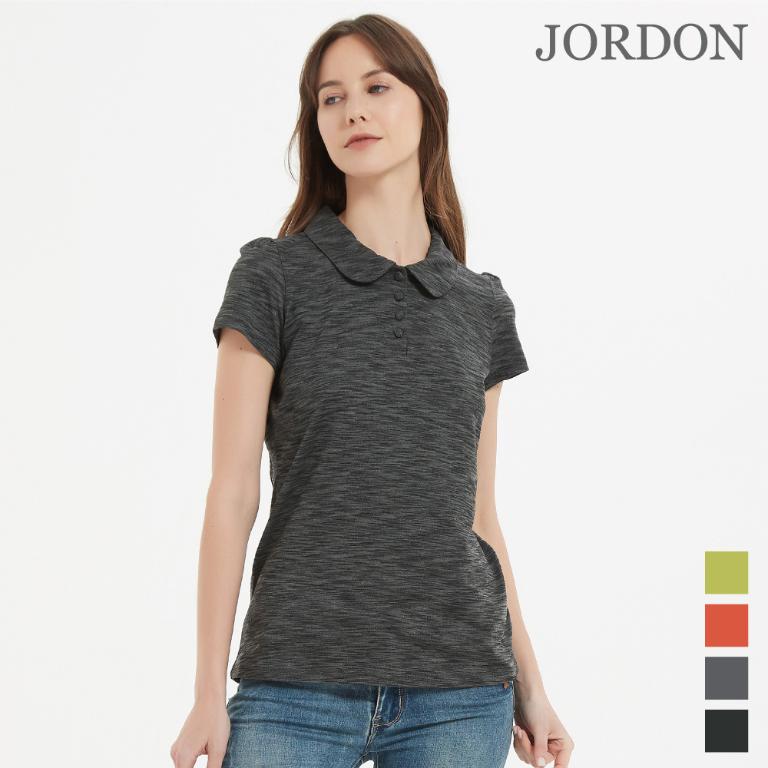 JORDON 吸濕快乾透氣 女款短袖涼感POLO衫