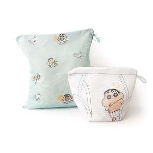 蠟筆小新洗衣袋二入組